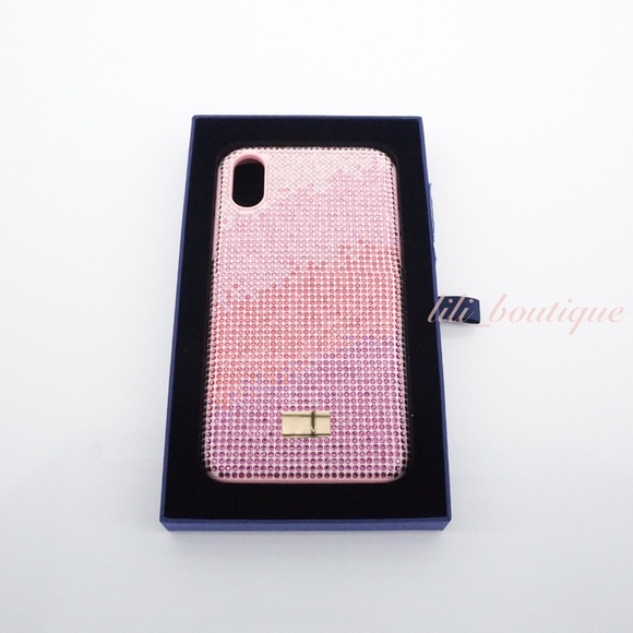 NIB New Swarovski 5481459 High Love Smartphone Case Cover iPhone XR Pink Multi - Picture 1 of 10